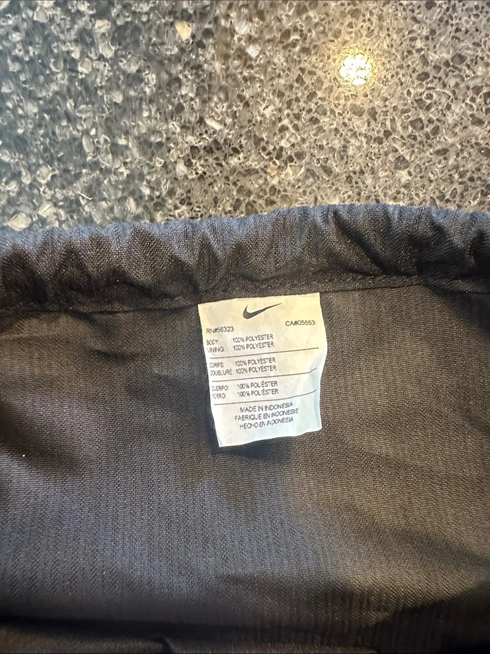 Nike drawstring cinch bag